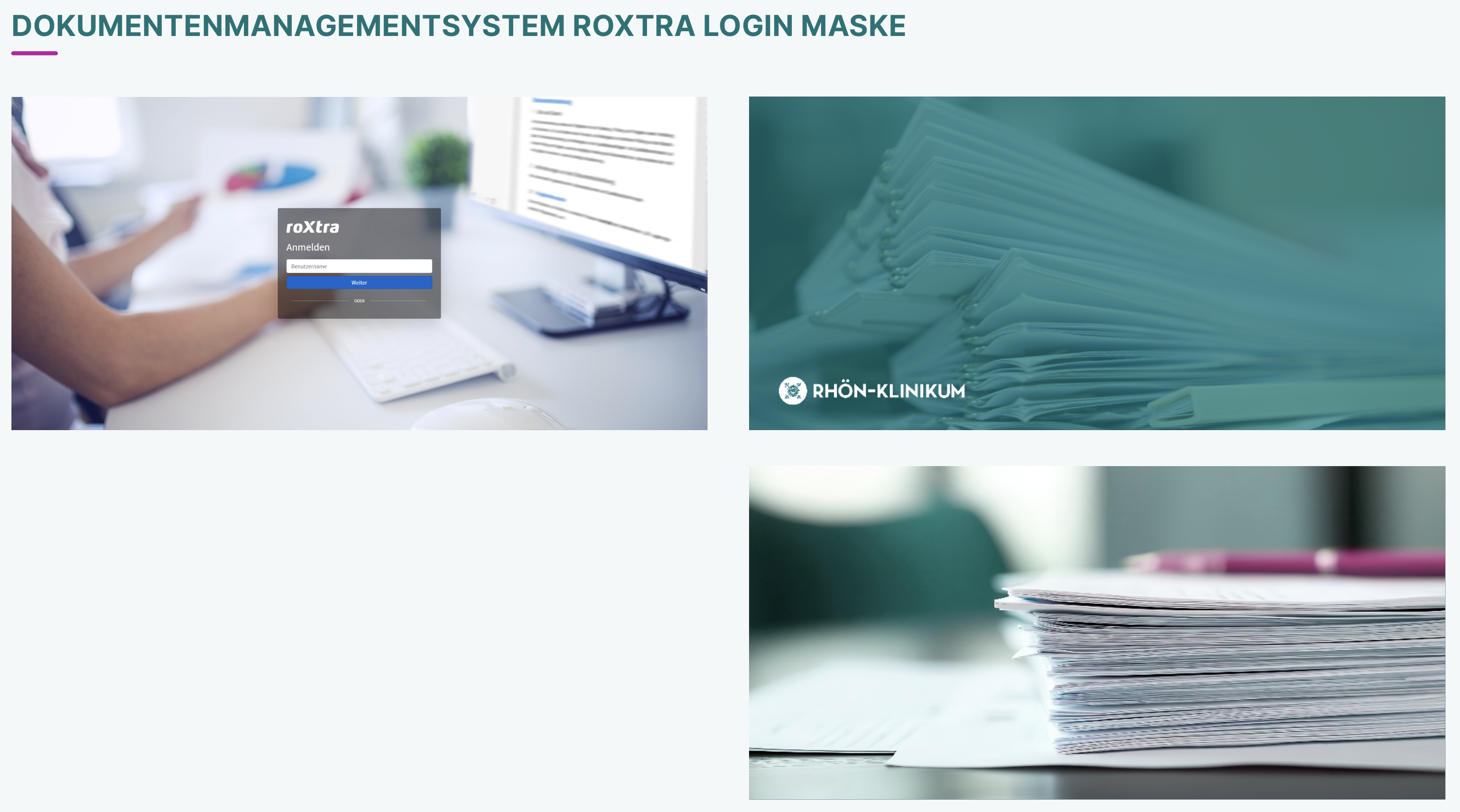 19 - Dokumentenmanagementsystem roXtra